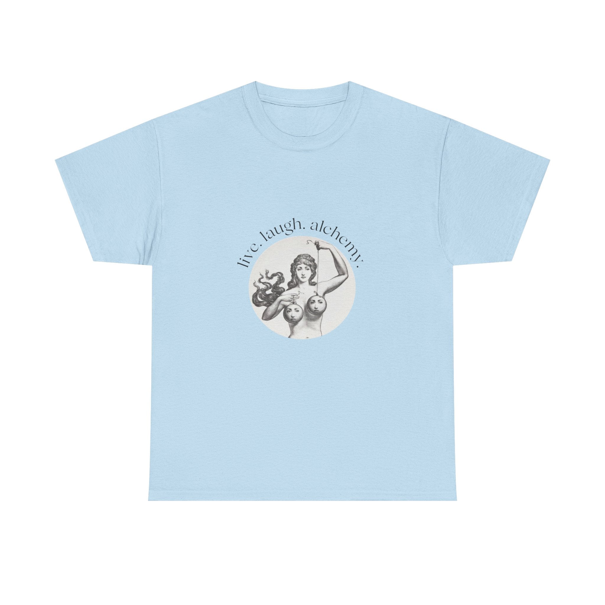 Live Laugh Alchemy Tee | vintage tarot goddess artwork