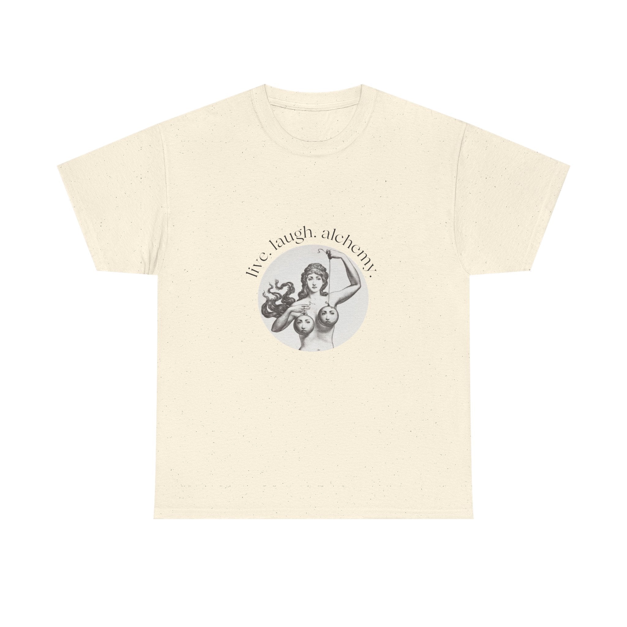 Live Laugh Alchemy Tee | vintage tarot goddess artwork