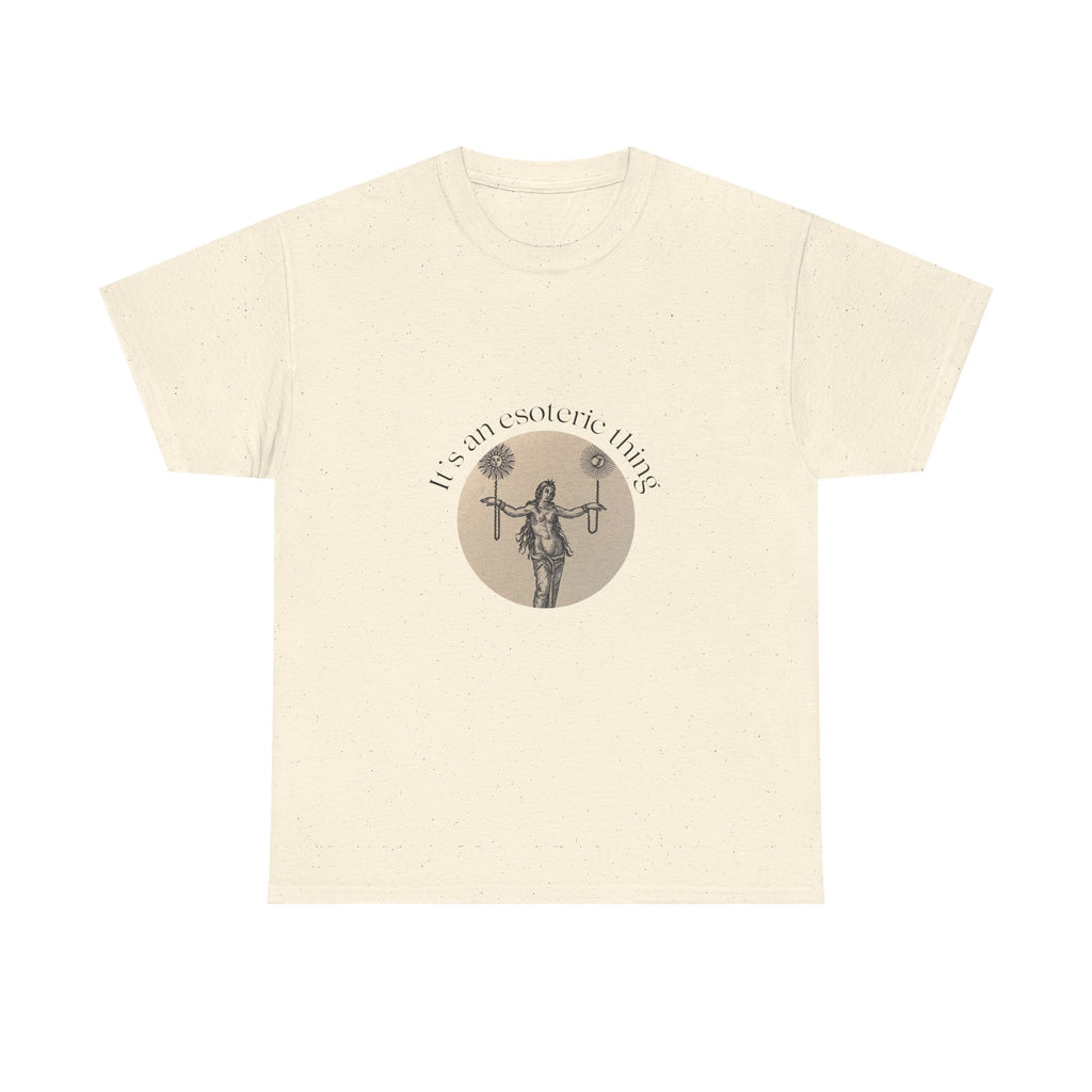 Vintage Scale of Justice Goddess illustration T-Shirt | Lawyer, Legal Humor, Witch, Esoteric, Occult