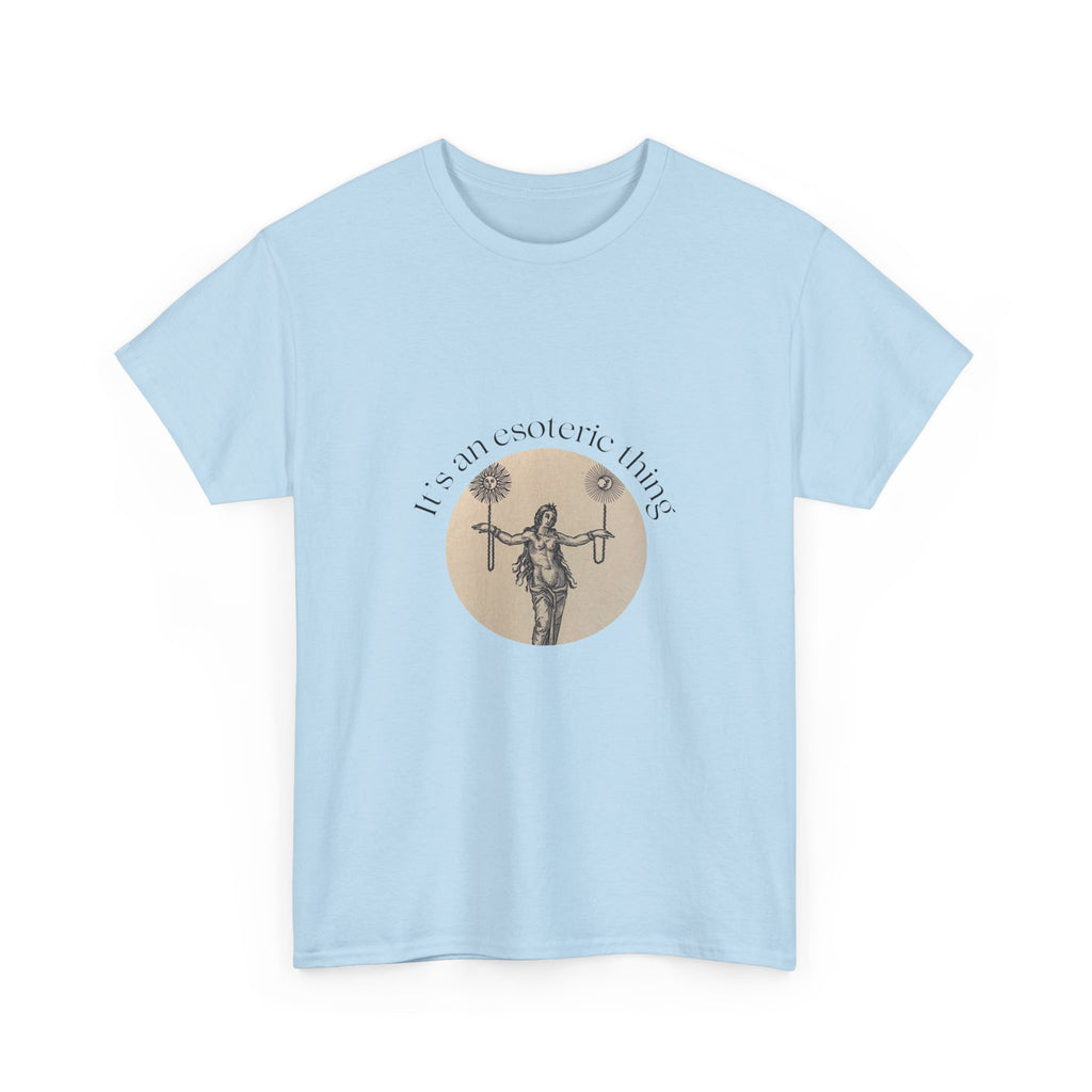 Vintage Scale of Justice Goddess illustration T-Shirt | Lawyer, Legal Humor, Witch, Esoteric, Occult