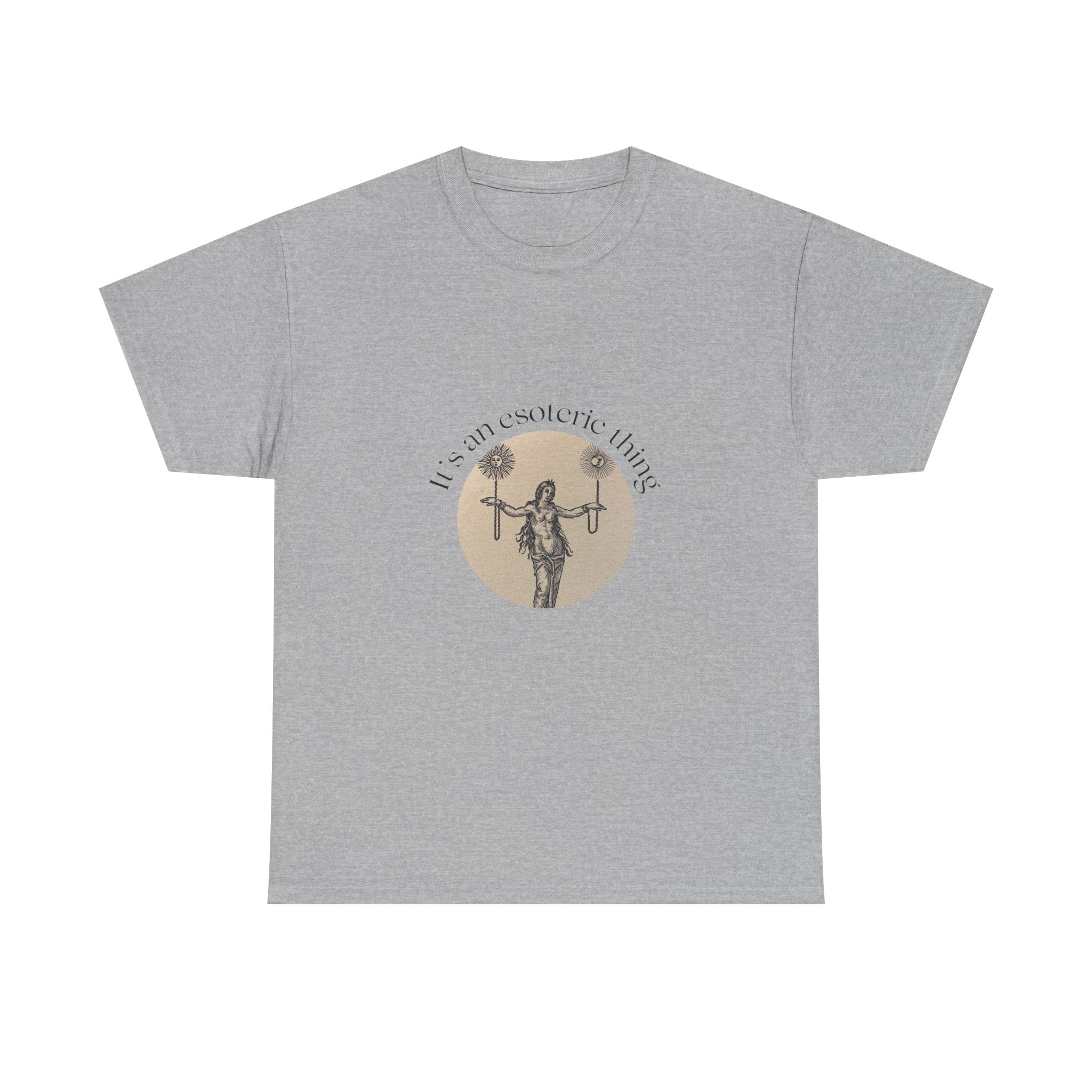 Vintage Scale of Justice Goddess illustration T-Shirt | Lawyer, Legal Humor, Witch, Esoteric, Occult