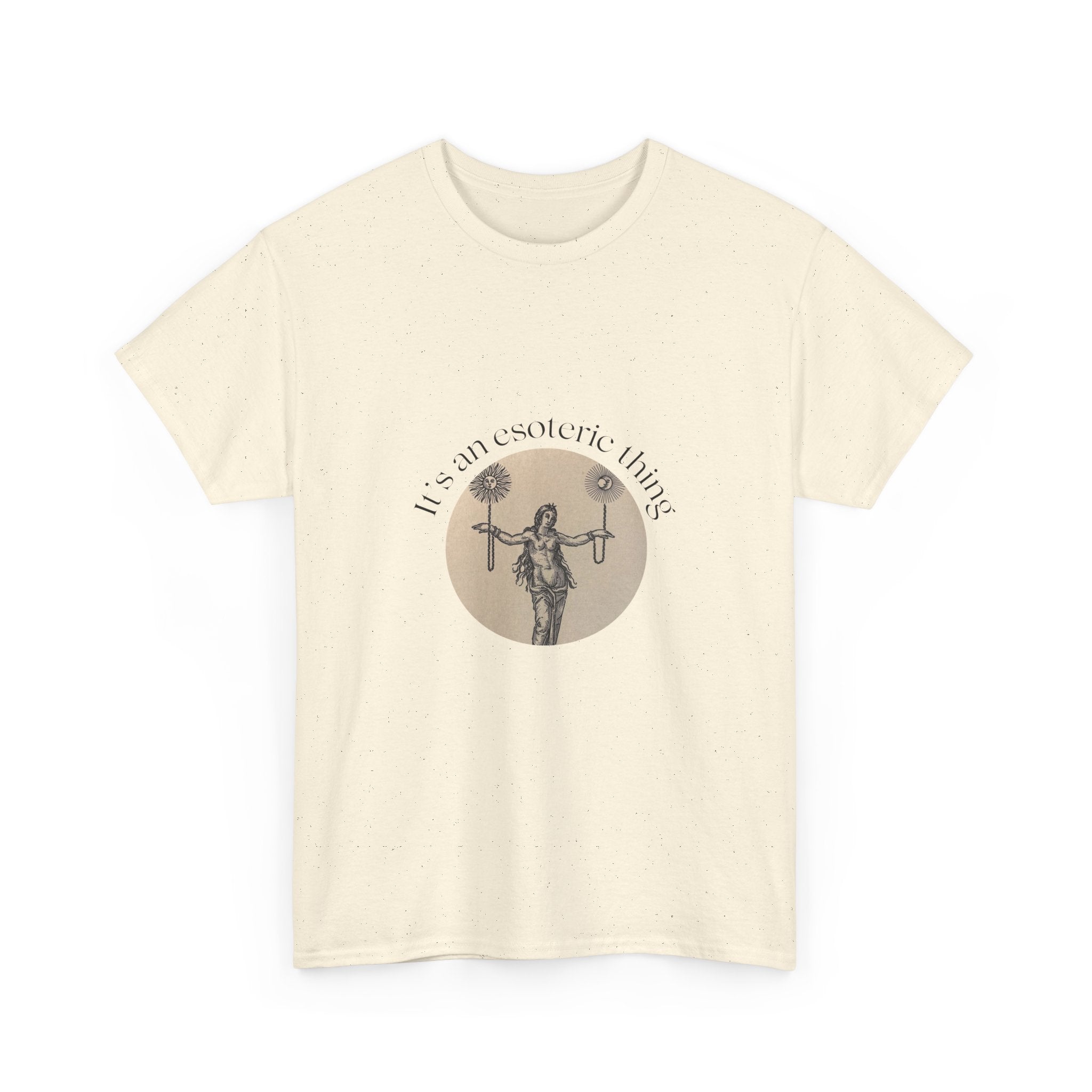 Vintage Scale of Justice Goddess illustration T-Shirt | Lawyer, Legal Humor, Witch, Esoteric, Occult