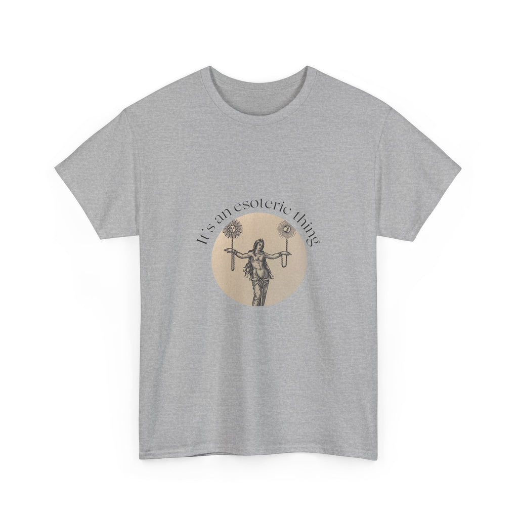 Vintage Scale of Justice Goddess illustration T-Shirt | Lawyer, Legal Humor, Witch, Esoteric, Occult
