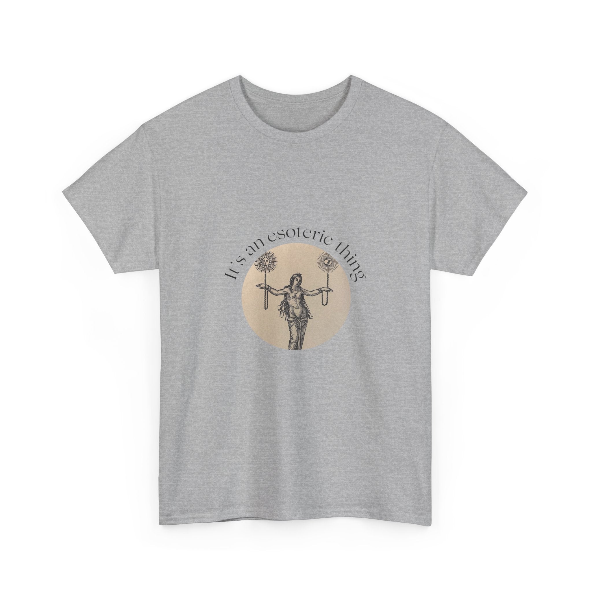 Vintage Scale of Justice Goddess illustration T-Shirt | Lawyer, Legal Humor, Witch, Esoteric, Occult