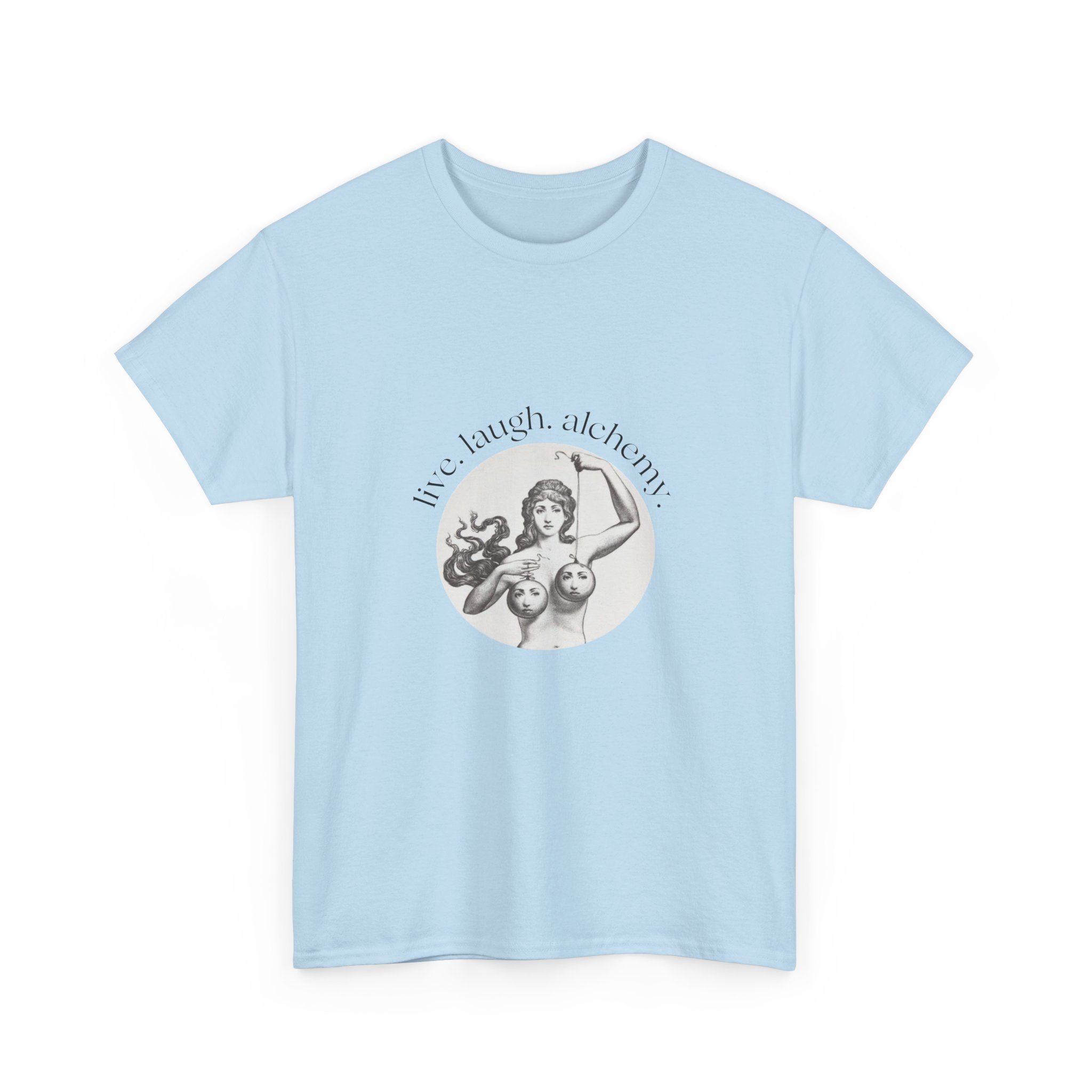 Live Laugh Alchemy Tee | vintage tarot goddess artwork