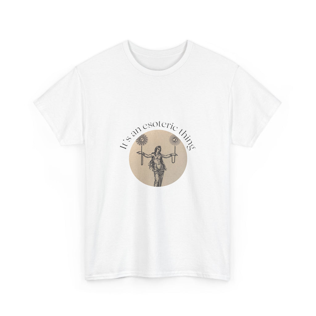 Vintage Scale of Justice Goddess illustration T-Shirt | Lawyer, Legal Humor, Witch, Esoteric, Occult