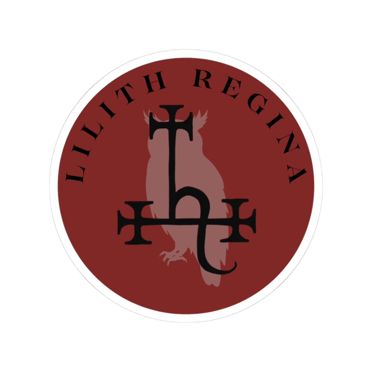 Lilith Sigil Sticker Owl Variant