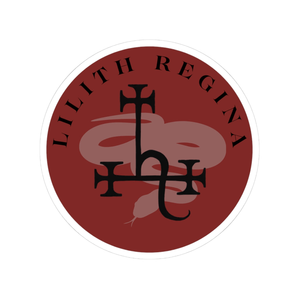 Lilith Sigil Sticker Snake Variant