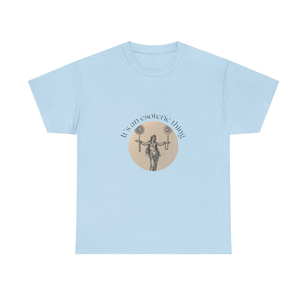 Vintage Scale of Justice Goddess illustration T-Shirt | Lawyer, Legal Humor, Witch, Esoteric, Occult
