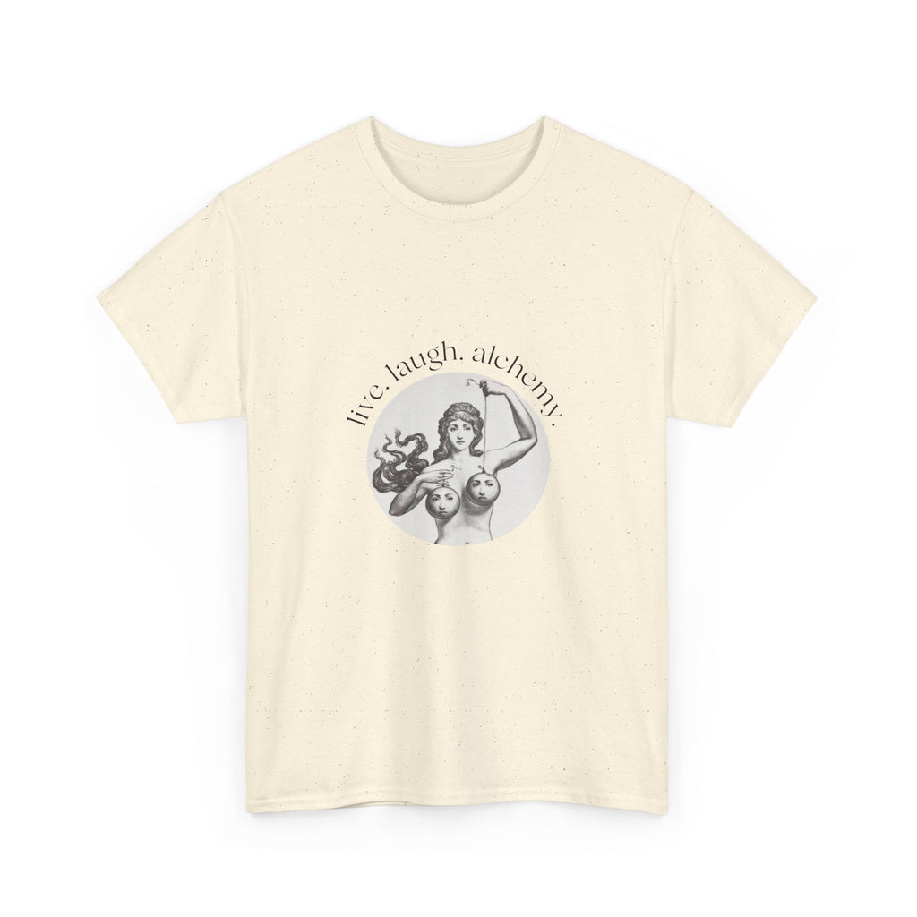 Live Laugh Alchemy Tee | vintage tarot goddess artwork