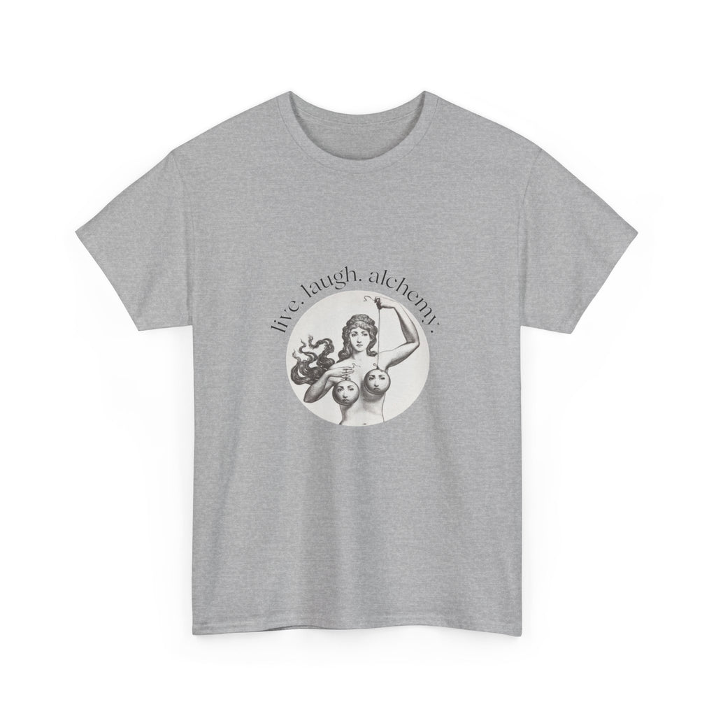 Live Laugh Alchemy Tee | vintage tarot goddess artwork