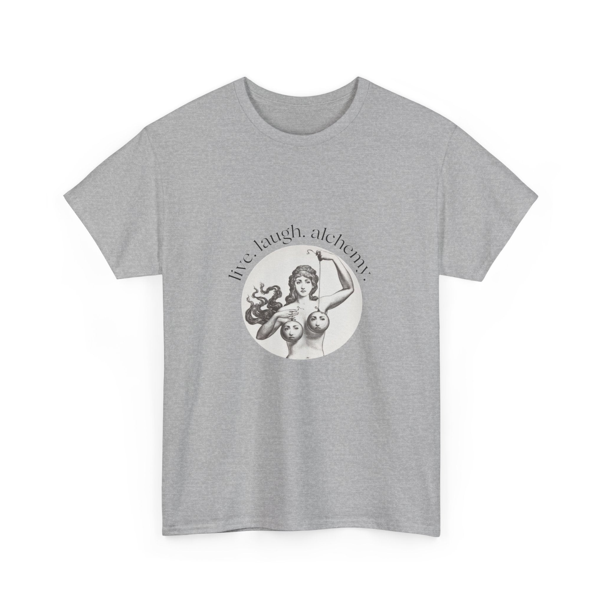 Live Laugh Alchemy Tee | vintage tarot goddess artwork