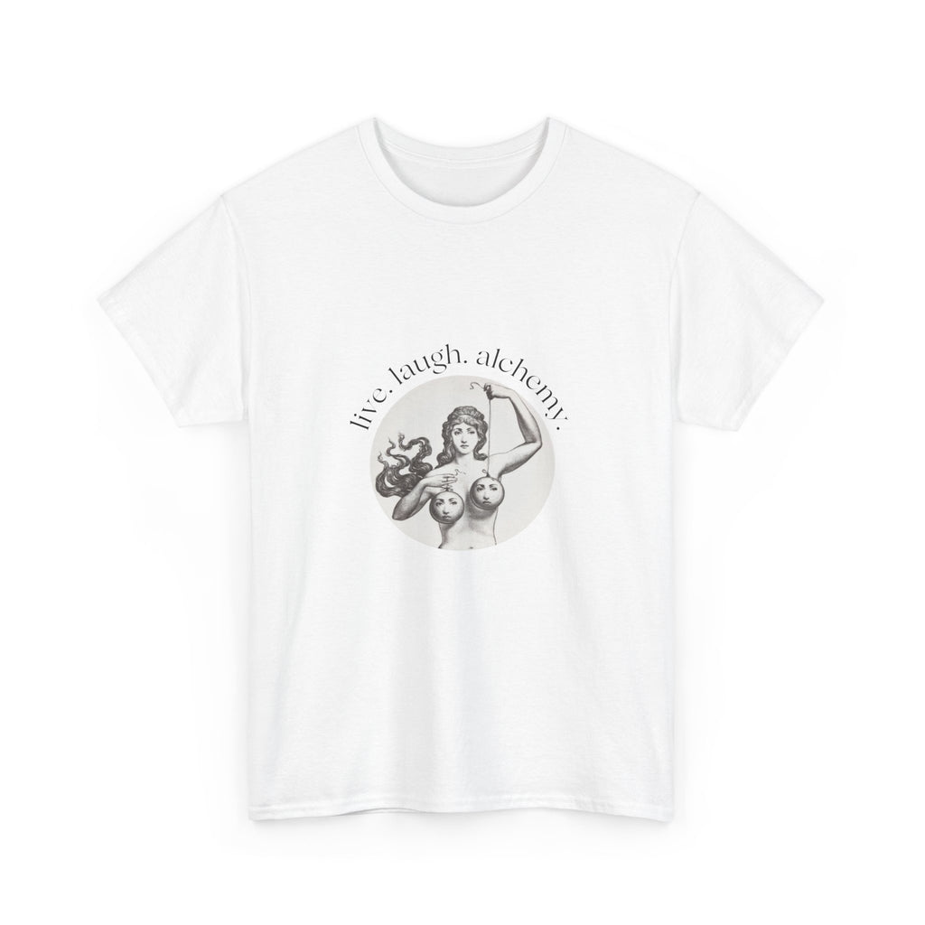 Live Laugh Alchemy Tee | vintage tarot goddess artwork