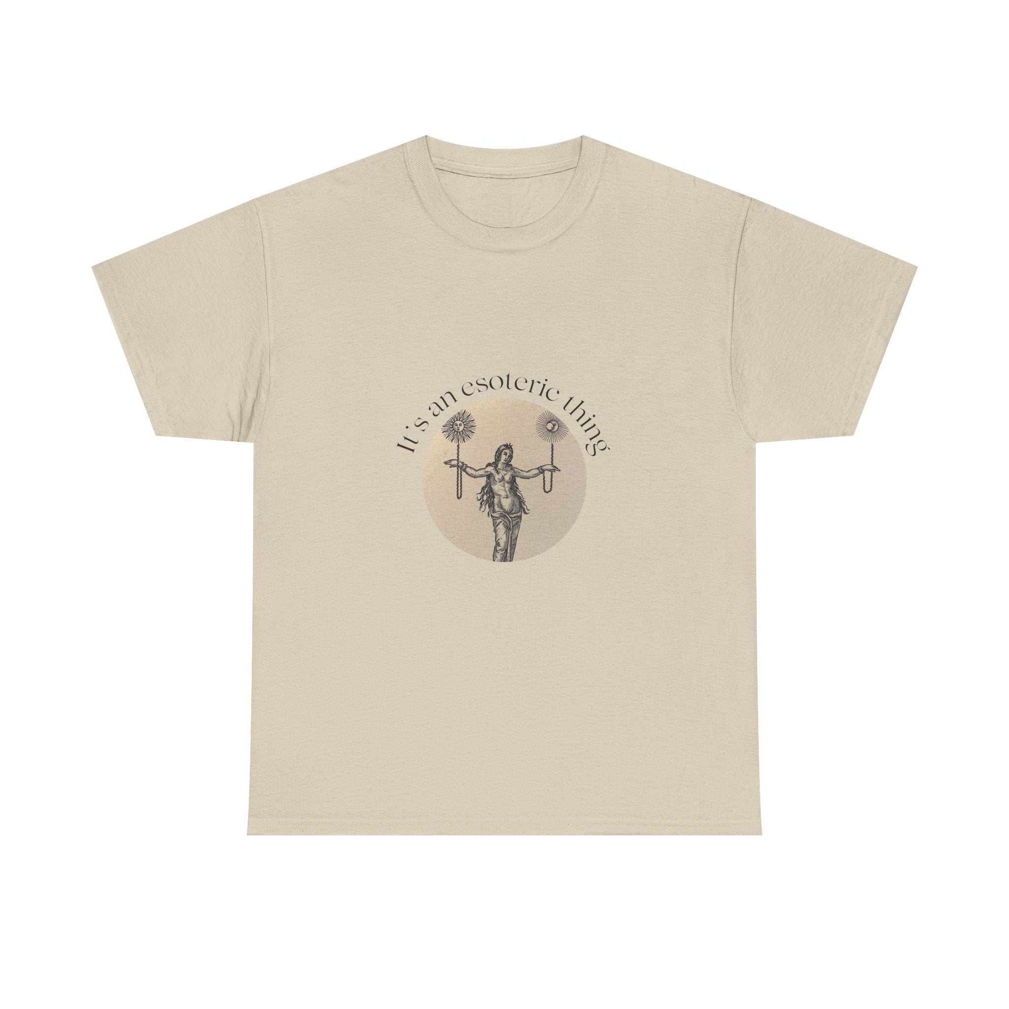 Vintage Scale of Justice Goddess illustration T-Shirt | Lawyer, Legal Humor, Witch, Esoteric, Occult