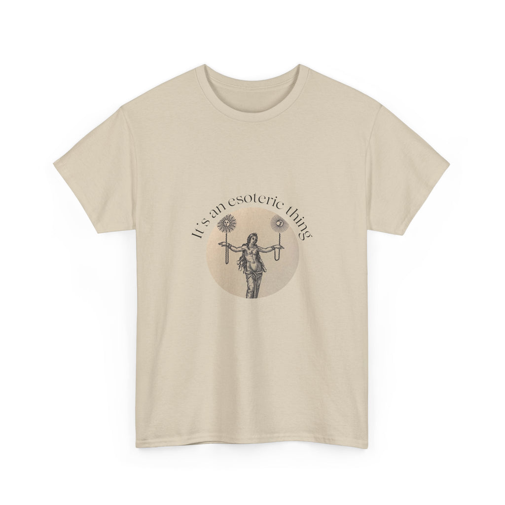 Vintage Scale of Justice Goddess illustration T-Shirt | Lawyer, Legal Humor, Witch, Esoteric, Occult