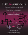 Summer Solstice Group Ritual with Lilith and Asmodeus (21st June)